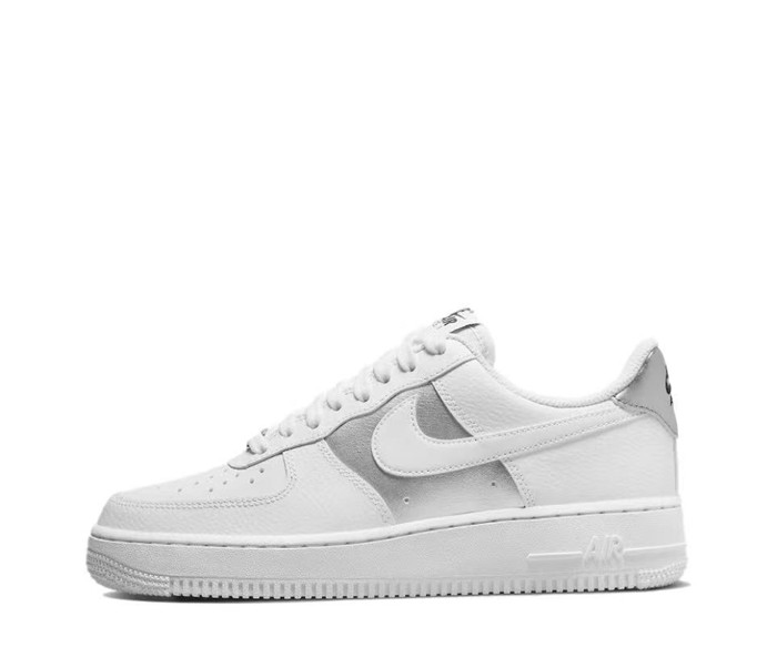 Men's Air Force 1 Low White/Grey Shoes 0267 Men's Air Force 1 Low White/Grey Shoes 0267